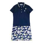 AND PER SE Anne Pas . One-piece темно-синий серия L Golf одежда женский 