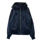 COACH コーチ F58346 フード付 ブルゾン ジャケット MA-1  ネイビー系 XS レディース