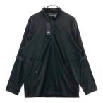 [ новый товар ]ADIDAS GOLF Adidas Golf половина Zip длинный рукав блузон тянуть over оттенок черного XO Golf одежда мужской 