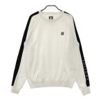 FOOT JOY foot Joy 2023 год модели длинный рукав вязаный свитер оттенок белого L Golf одежда мужской 