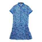 OAKLEY Oacley 591424JP короткий рукав One-piece общий рисунок оттенок голубого L Golf одежда женский 