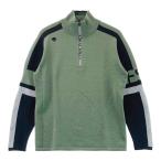 DESCENTE GOLF Descente Golf половина Zip вязаный свитер хаки серия L Golf одежда мужской 