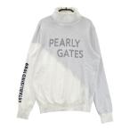 PEARLY GATES パーリーゲイツ 2024年モデル ハイネック 長袖 ニットセーター  ホワイト系 2 ゴルフウェア レディース