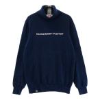 ショッピングedition MASTER BUNNY EDITION マスターバニーエディション  タートルネック長袖カシミヤニットセーター  ネイビー系 5 ゴルフウェア メンズ