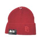 【新品】PEARLY GATES パーリーゲイツ ×NEW ERA ニット帽  レッド系 FR ゴルフウェア