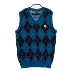 PEARLY GATES Pearly Gates V шея вязаный лучший a-ga il рисунок оттенок голубого 4 Golf одежда мужской 