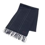 PAUL SMITH Paul Smith кашемир . шерсть muffler палантин полоса рисунок темно-синий серия мужской 