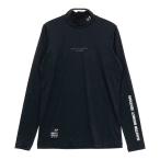 ショッピングedition 【新品】MASTER BUNNY EDITION マスターバニーエディション 2022年 ハイネック 長袖インナーTシャツ  ブラック系 0 ゴルフウェア レディース
