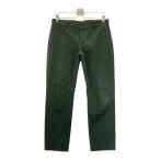 GUCCI グッチ 18SS 519546 ロゴステッチ コットンパンツ  グリーン系 46 メンズ