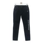 ショッピングedition MASTER BUNNY EDITION マスターバニーエディション 2024年モデル ストレッチパンツ ロゴ刺繍  ブラック系 1 ゴルフウェア レディース