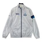 LE COQ GOLF ルコックゴルフ  2WAY 裏メッシュ ナイロンジャケット ボーダー柄 グレー系 LL ゴルフウェア メンズ