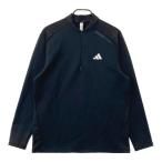 ADIDAS GOLF Adidas Golf 2023 год половина Zip тренировочный оттенок черного XL Golf одежда мужской 