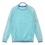 ADIDAS GOLF Adidas Golf HZ9221 вырез лодочкой длинный рукав вязаный свитер оттенок голубого L Golf одежда женский 
