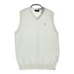 MUNSING WEAR Munsingwear одежда MGMLJL85 вязаный лучший Jaguar do общий рисунок оттенок белого L Golf одежда мужской 