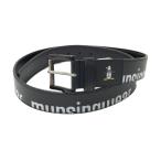 MUNSING WEAR Munsingwear одежда ремень Logo оттенок черного Golf одежда 