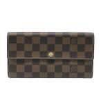 ショッピングヴィトン LOUIS VUITTON ルイ ヴィトン N61734/CA1016 財布 ポルトフォイユ サラ ダミエ ブラウン系  メンズ