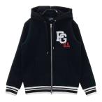 PEARLY GATES パーリーゲイツ 2025年モデル フード付 長袖ジップジャケット  ブラック系 0 ゴルフウェア レディース