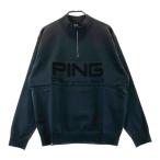 PING булавка 2025 год модели половина Zip вязаный свитер серый серия M Golf одежда мужской 