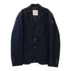ショッピングmoncler MONCLER モンクレール CLIGNEUX GIACCA ナイロン ストレッチ テーラードジャケット  ネイビー系 2 レディース