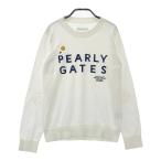 PEARLY GATES Pearly Gates длинный рукав вязаный свитер Nico Chan оттенок белого 0 Golf одежда женский 