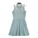 RLX ラルフローレン  ノースリーブ ワンピース 総柄 グリーン系 XS ゴルフウェア レディース