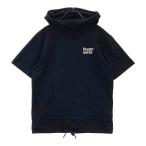 PEARLY GATES パーリーゲイツ 2025年モデル フード付 半袖Tシャツ  ブラック系 5 ゴルフウェア メンズ