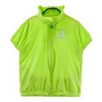 ARCHIVIOaruchibio короткий рукав Zip сетка жакет оттенок зеленого 38 Golf одежда женский 