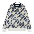 LE COQ GOLF Le Coq Golf 2023 год модели вязаный свитер Logo общий рисунок оттенок белого L Golf одежда женский 