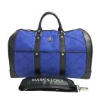 MARK&amp;LONA Mark and rona2WAY сумка "Boston bag" Skull рисунок оттенок голубого Golf одежда 