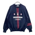 MUNSING WEAR Munsingwear одежда шерсть вязаный свитер темно-синий серия MA Golf одежда мужской 