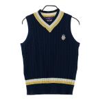 BEAMS GOLF Beams Golf вязаный лучший темно-синий серия S Golf одежда мужской 