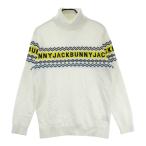 JACK BUNNY Jack ba колено ta-toru шея вязаный свитер оттенок белого 5 Golf одежда мужской 