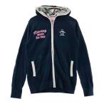 MUNSING WEAR Munsingwear одежда SL4062 с капюшоном длинный рукав вязаный Zip жакет темно-синий серия M Golf одежда женский 
