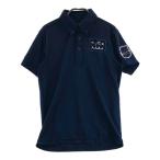 MUTA MARINEm-ta морской рубашка-поло с коротким рукавом кнопка down нашивка темно-синий серия S Golf одежда мужской 