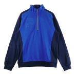 MUNSING WEAR Munsingwear одежда MGMMJL65 половина Zip переключатель тренировочный тянуть over оттенок голубого LL Golf одежда мужской 