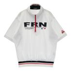 LE COQ GOLF ルコックゴルフ  ハーフジップ半袖Tシャツ  ホワイト系 L ゴルフウェア メンズ