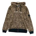 PEARLY GATES Pearly Gates длинный рукав Zip Parker Leopard рисунок оттенок бежевого 6 Golf одежда мужской 