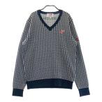 MASTER BUNNY EDITION тормозные колодки ba колено выпуск шерсть вязаный свитер общий рисунок темно-синий серия 5 Golf одежда мужской 