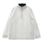 ADIDAS GOLF Adidas Golf 2023 год модели половина Zip тренировочный футболка Logo рисунок оттенок белого 2XL Golf одежда мужской 