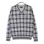 CALLAWAY Callaway вязаный свитер в клетку серый серия M Golf одежда мужской 