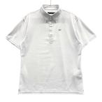 BRIEFING GOLF Briefing 2025 год модели рубашка-поло с коротким рукавом кнопка down переключатель общий рисунок оттенок белого M Golf одежда мужской 