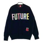 ARCHIVIOaruchibio шерсть вязаный свитер темно-синий серия 48 Golf одежда мужской 