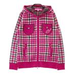 VIVA HEART viva Heart вязаный Zip Parker общий рисунок розовый серия 42 Golf одежда женский 