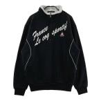 LE COQ GOLF Le Coq Golf обратная сторона ворсистый половина Zip тренировочный футболка оттенок черного M Golf одежда мужской 