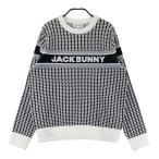 JACK BUNNY Jack ba колено ; 2023 год модели вязаный свитер общий рисунок оттенок черного 1 Golf одежда женский 