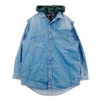 BALENCIAGA バレンシアガ 557356 デニム ツインセット フーディ  ブルー系 39 メンズ