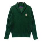 BEAMS GOLF Beams Golf воротник есть вязаный свитер оттенок зеленого M Golf одежда женский 