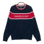 ZOYzo-i длинный рукав вязаный свитер темно-синий серия 38 Golf одежда женский 