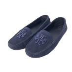 TORY BURCH Tory Burch замша Loafer темно-синий серия 5.5M женский 