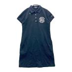 PEARLY GATES Pearly Gates короткий рукав Polo One-piece темно-синий серия 0 Golf одежда женский 